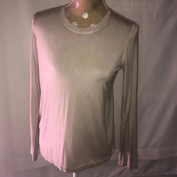 Mustard Seed Khaki Size Small Top with Back Knot Design New Without Tags - Picture 7 of 8